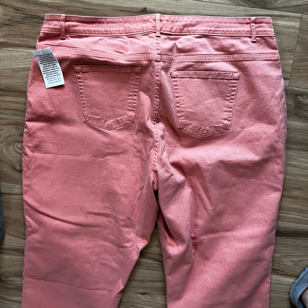 LOGO by Lori Goldstein Coral Boyfriend Jeans - Picture 7 of 8